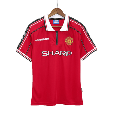 BECKHAM #7 Manchester United Retro Jersey Home 1999/00