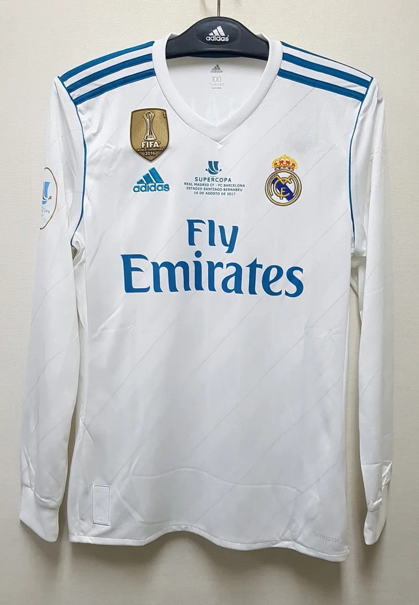 Real Madrid 2017/2018 I Home Jersey - long sleev
