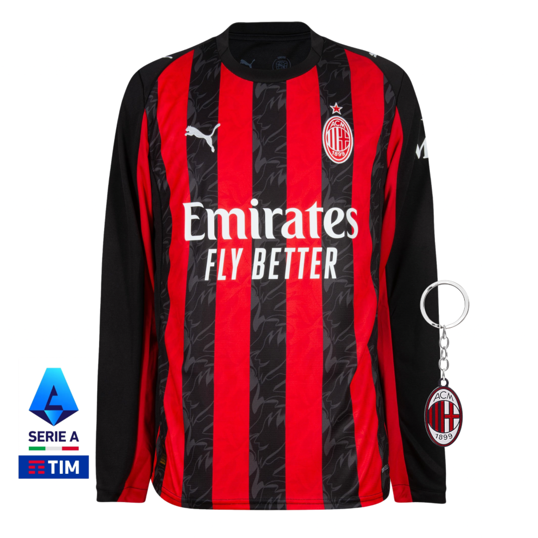 AC Milan 24/25 I Home Jersey - Long Sleeve