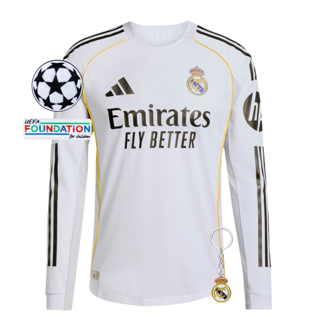 Real Madrid 25/26 I Home Jersey - long sleev