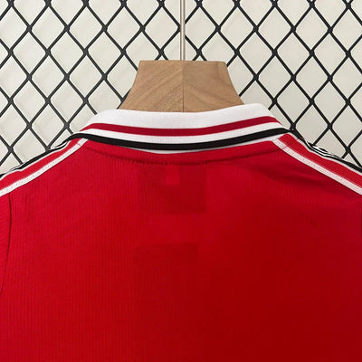 Kids Manchester United Home Kit 1999/2000 - Retrô