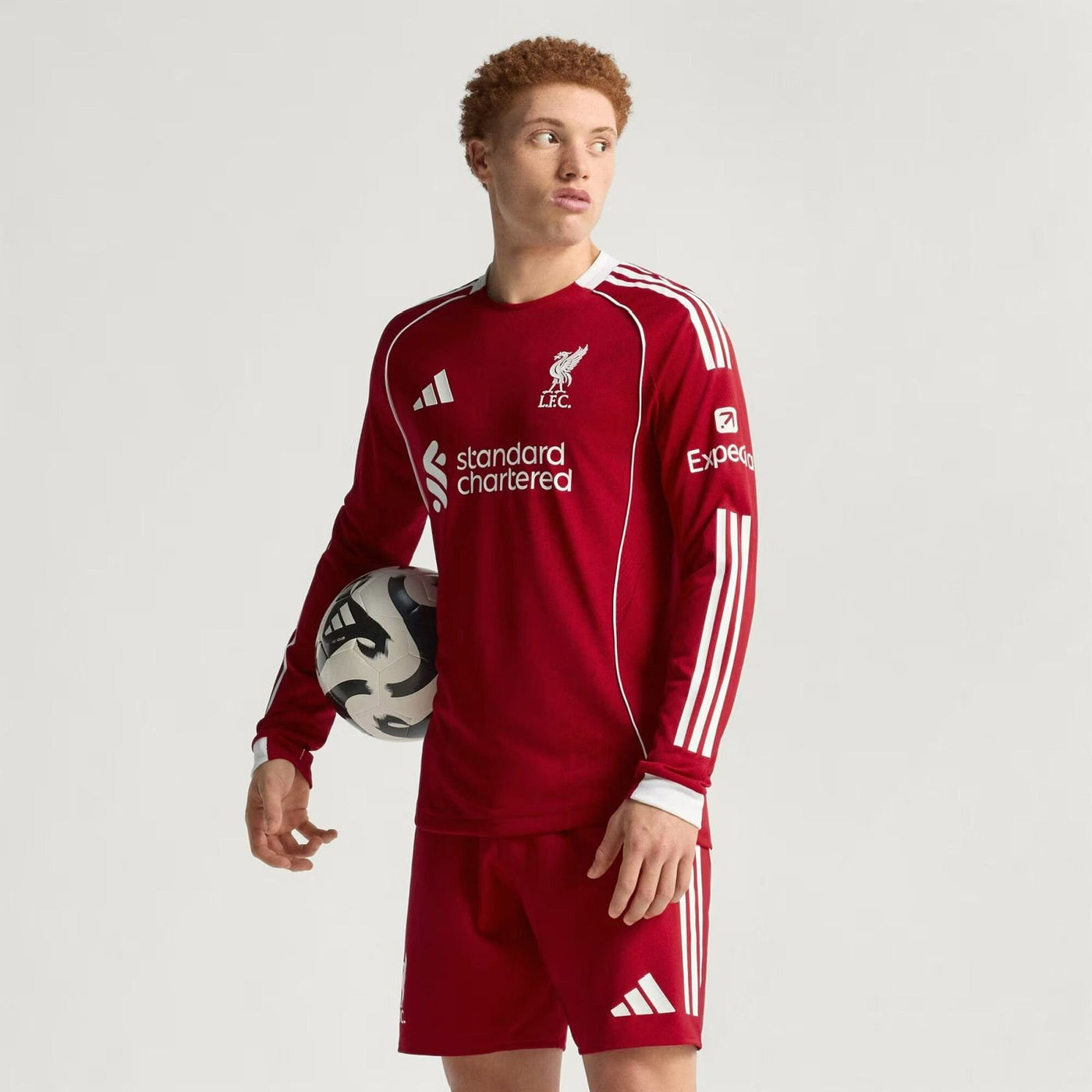 Liverpool 25/26 I Home Jersey - Fan Version - Long Sleeve