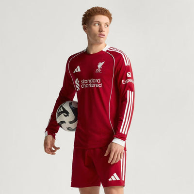 Liverpool 25/26 I Home Jersey - Fan Version - Long Sleeve