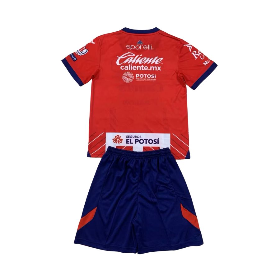 Kids KIT Atlético San Luis Home Fan Jersey 2024/25