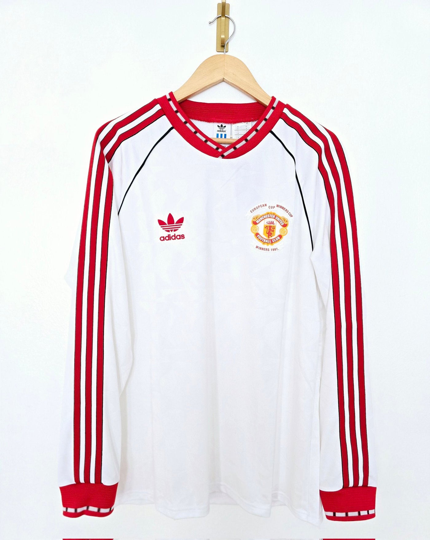 Bring Back Collection Manchester United 1990/91 Retro Jersey - Long Sleeve