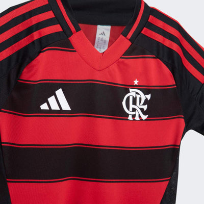 Kit Infantil Flamengo 2025 - Personalização e Patch Copa do Brasil GRÁTIS 🎁