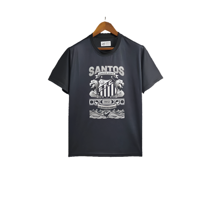 Santos 25/26 Casual Edition Jersey - Black - Fan Version
