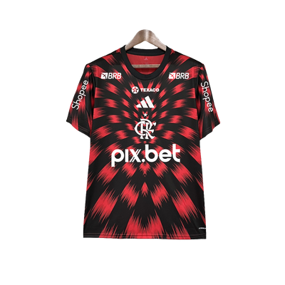 Flamengo 25/26 Pre-Match Jersey - All Sponsors - Fan Version