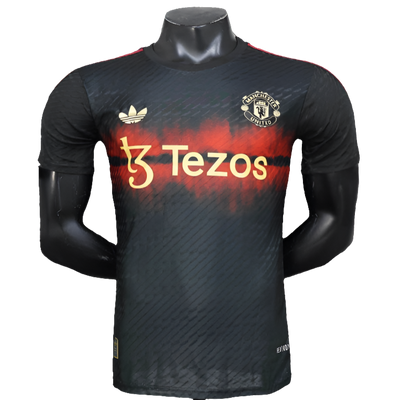 Manchester United 25/26 Training Jersey - Black - Player Version