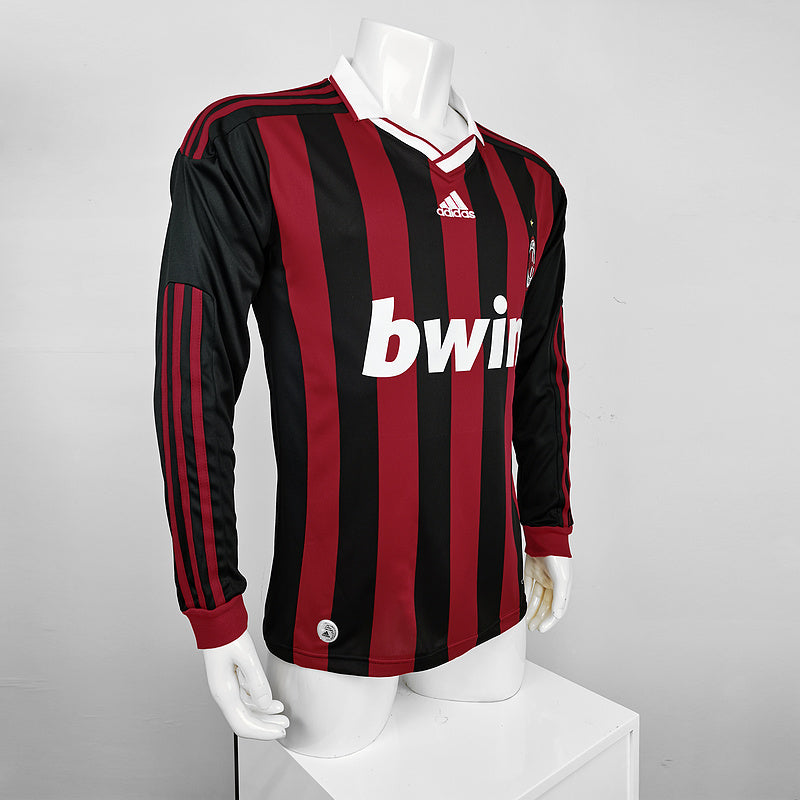 AC Milan Retro Home Jersey 2009/2010 - Long Sleeve