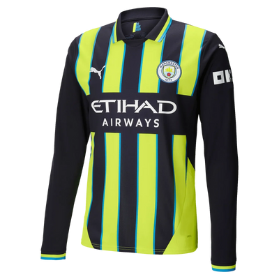 #17 De Bruyne City Away Jersey 2024/2025 Long Sleeve